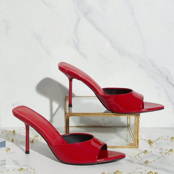 Red Party Women's High Heel Stiletto - Picture 5 of 6